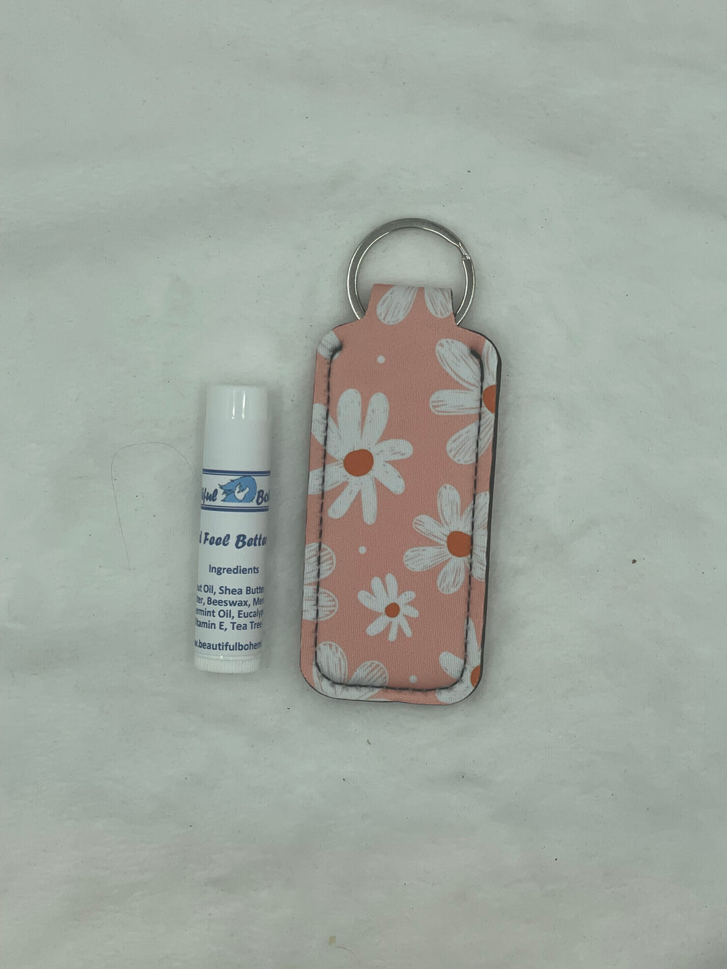 Head Feel Better Headache Balm with Pink Daisy pouch