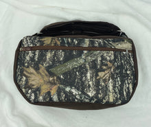 Load image into Gallery viewer, Woodland Boho Bitty Bag with outside zipper pocket