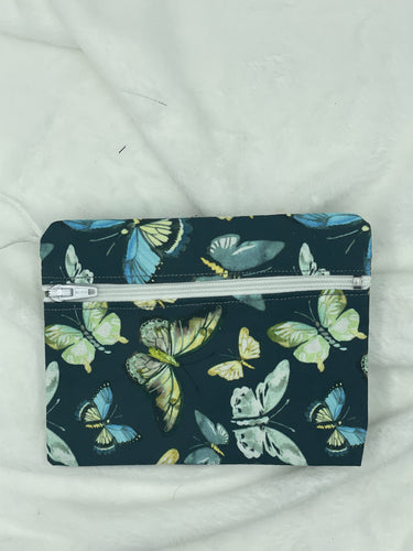 Blue Butterfly Boho Go Pouch