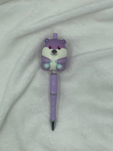 Lilac Snuggle Scribbler Boho Squishy Pen on