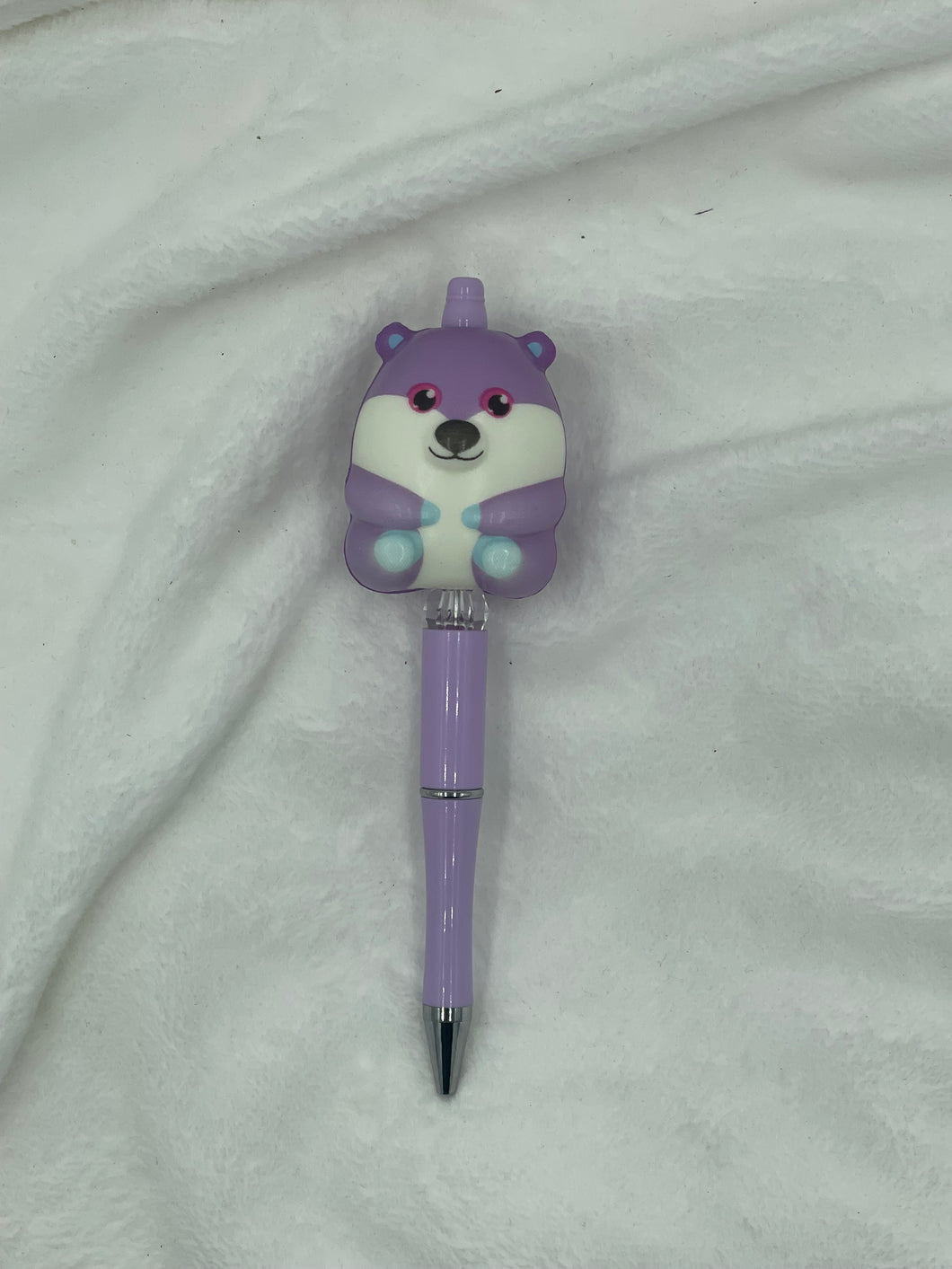 Lilac Snuggle Scribbler Boho Squishy Pen on