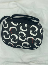 Load image into Gallery viewer, Vampire Teeth Boho Bitty Bag (glow in the dark)