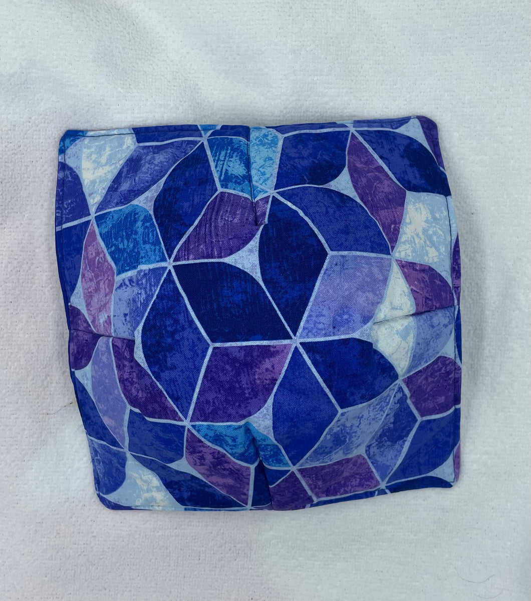 Purple /Blue Abstract Boho Bowl Cozie