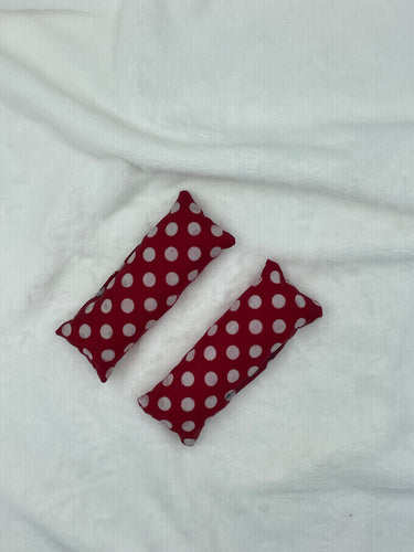 Red with white Polkadot cleavage cooler