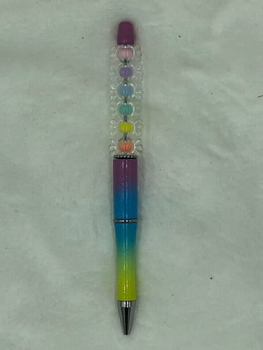 Rainbow Dreams Writer Boho Beaded Pen