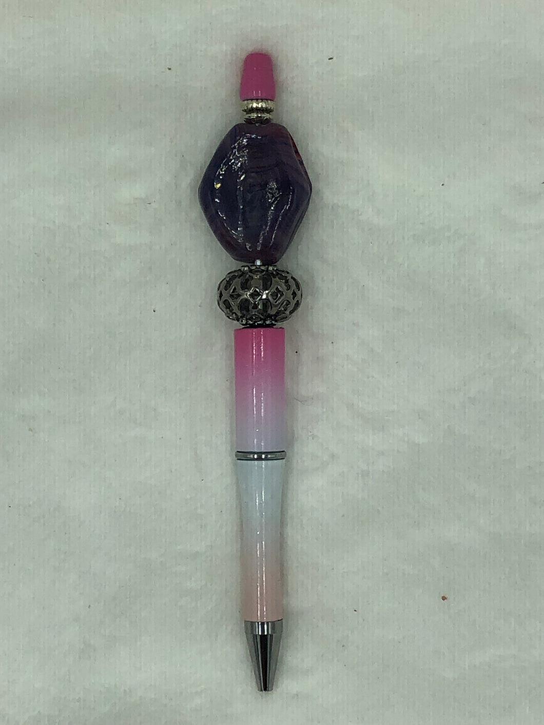 Berry Bliss Boho Beaded Pen