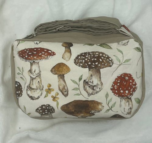 Beige Wild Mushroom Boho Bitty Bag