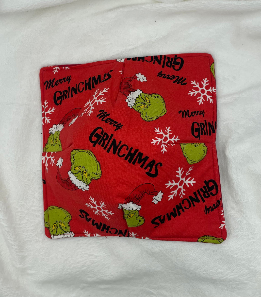 Red Merry Grinchmas Boho Bowl Cozie