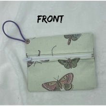 Load image into Gallery viewer, Cream Butterfly Boho Go Pouch