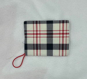 Red and Black Plaid Boho Go Pouch