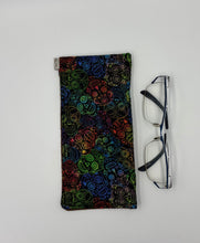 Load image into Gallery viewer, Sugar Skulls Boho Glasses Case
