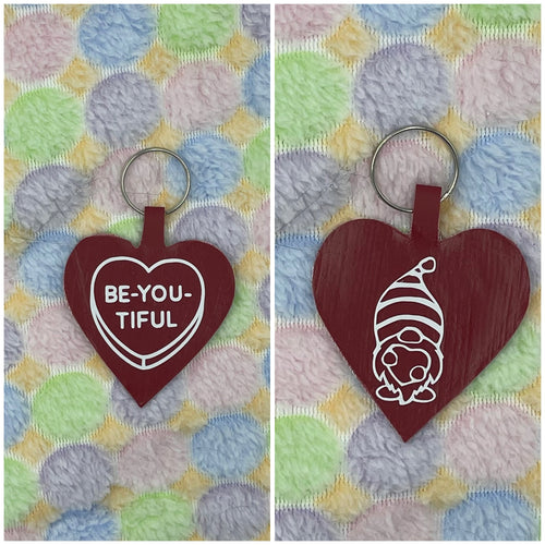 Be-You-Tiful Motivational Keychain