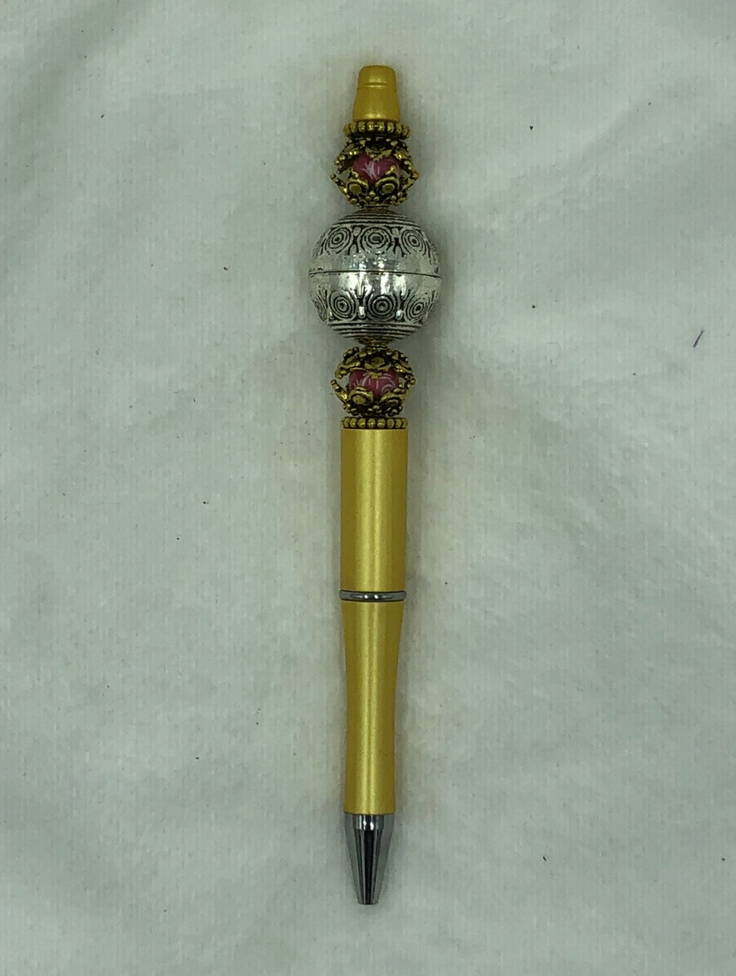 Baroque Elegance Beaded Pen