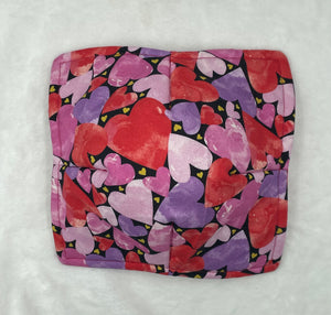 Coloured Heart Bowl Cozie