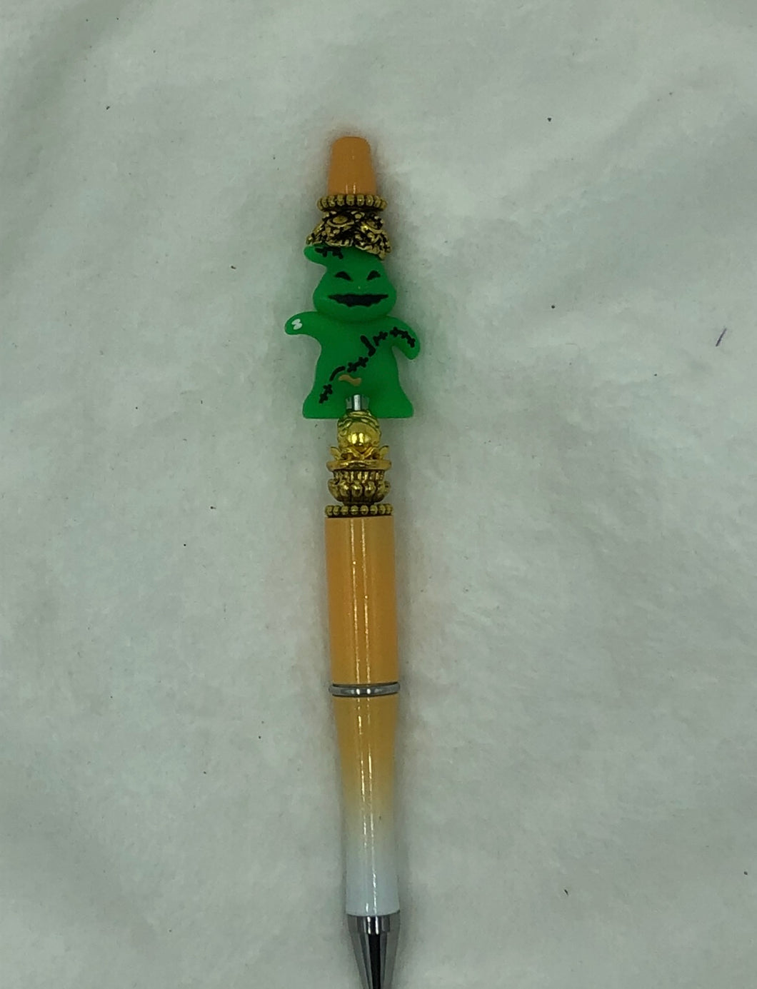 Oogie Boogie Yellow Ombré Beaded Pen