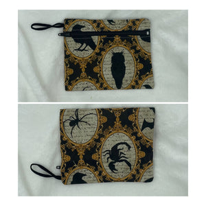 Owl and Scorpoin Boho Go Pouch