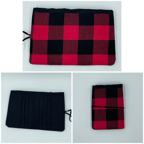 Buffalo Plaid Boho Billfold Wallet