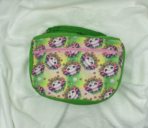 “Axolotl Blossom” Boho Bitty Bag