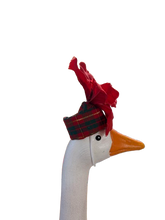 Load image into Gallery viewer, Merry And Plaid Christmas Porch Goose Outfit