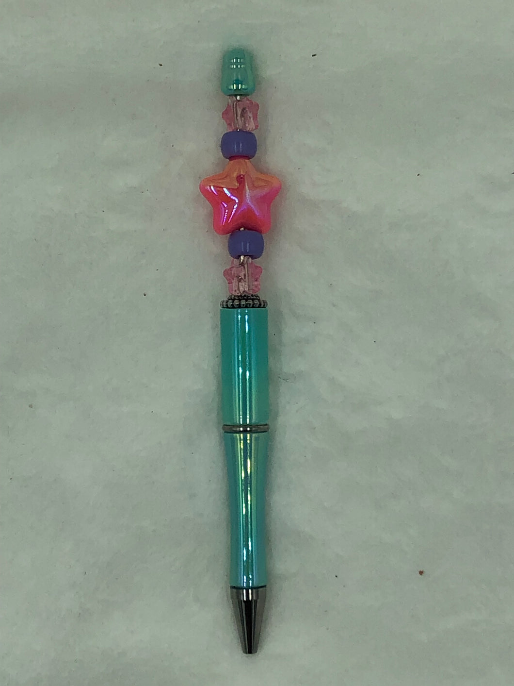 Bubblegum Galaxy Boho Beaded Pen
