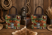 Load image into Gallery viewer, Wild Horses Boho Casual Tote