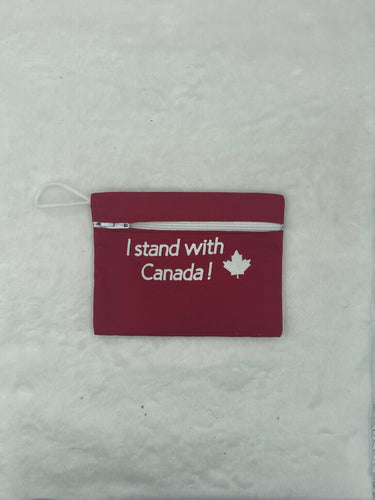 I Stand With Canada Boho Go Pouch