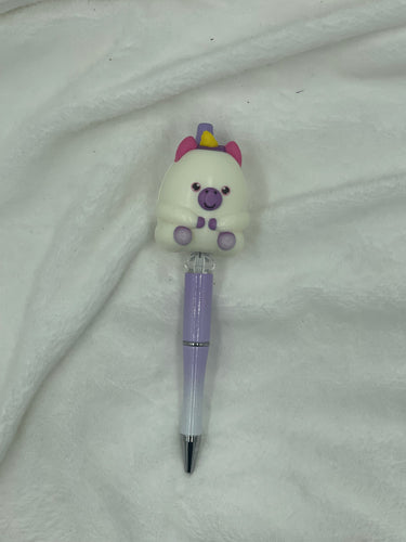 Dreamy Doodle Unicorn Boho Squishy Pen