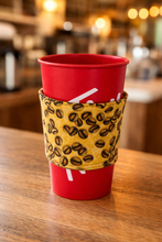 Load image into Gallery viewer, Rainbow Skulls Boho Coffee Cozie