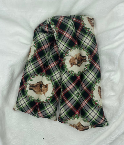 Highland Cow Large Boho Rice Bag