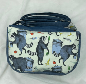 Trash Panda Raccoon Boho Bitty Bag