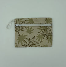 Load image into Gallery viewer, Beige Pot Leaf Boho Go Pouch