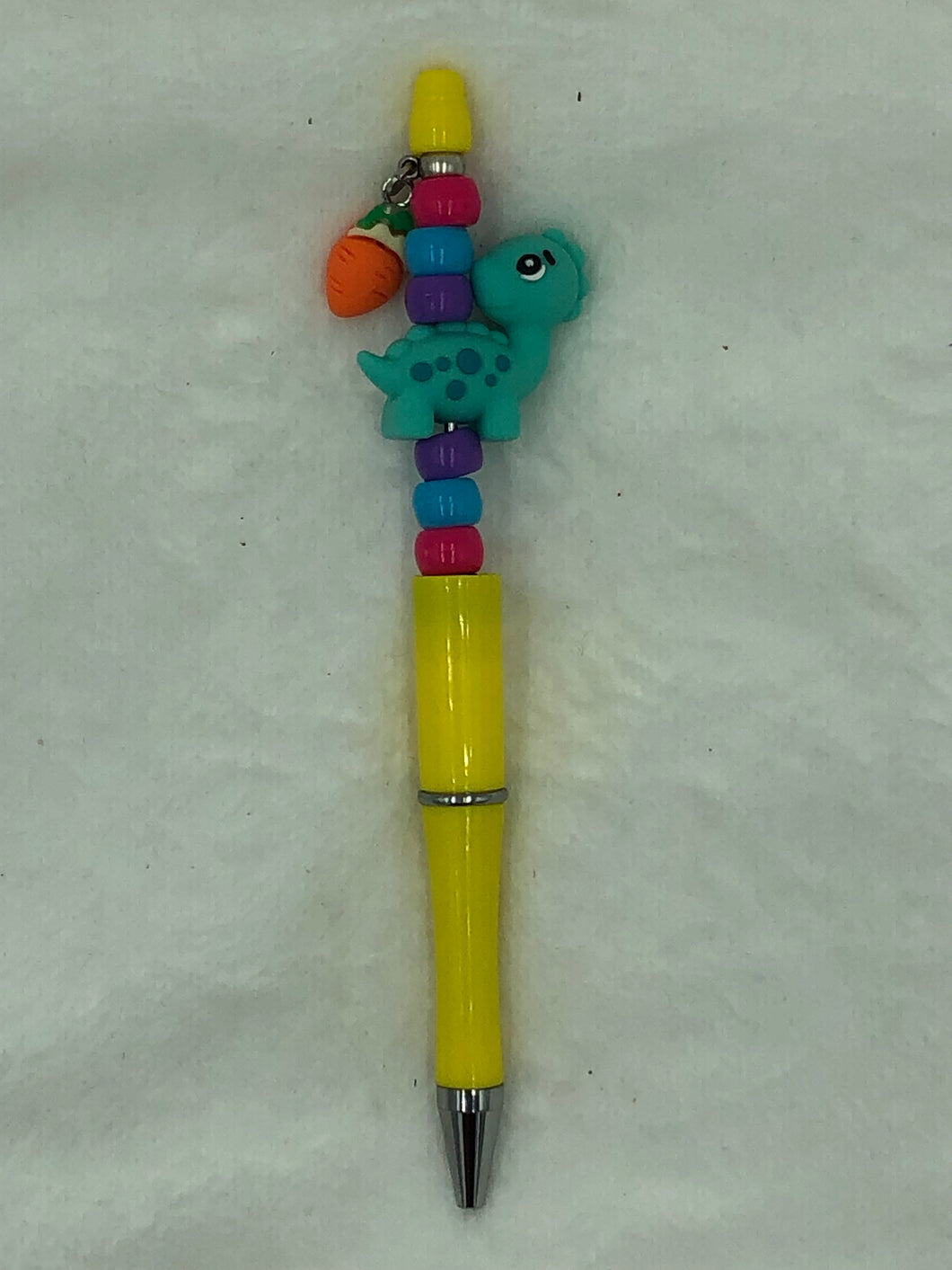 Dino Snack Boho Beaded Pen