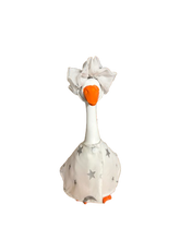 Load image into Gallery viewer, Glow in the dark Galaxy Cape for small porch/desk goose