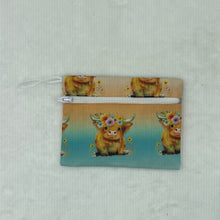 Load image into Gallery viewer, Highland Cow Boho Go Pouch