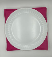 Load image into Gallery viewer, Colourful Hearts Boho Plate Cozie