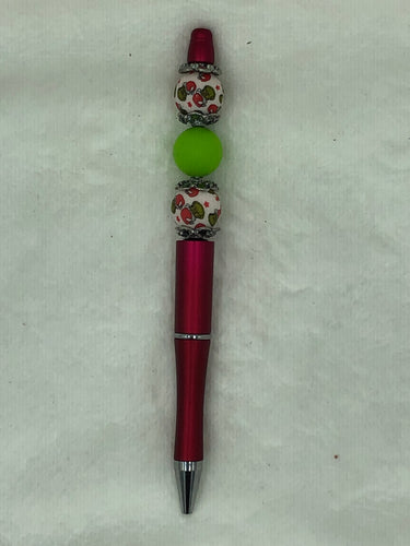 Strawberry Fields Forever Boho Beaded Pen