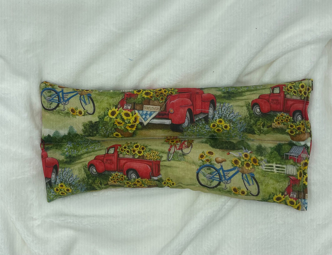 Little Red Truck Small Boho Rice Bag