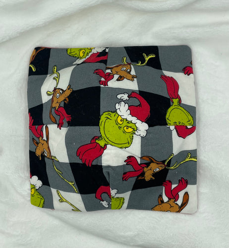 Plaid Grinchy Boho Bowl Cozie