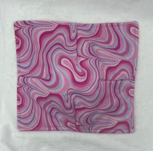 Pink swirl Plate Cozie