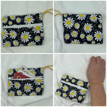 Load image into Gallery viewer, White Paw Print Boho Go Pouch