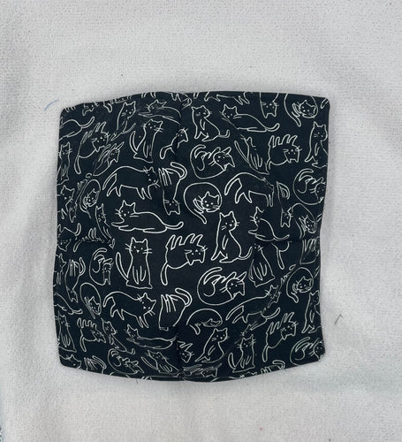 Black and White Cats Boho Bowl Cozie