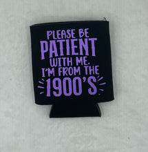 Load image into Gallery viewer, Black Can Koozie (1900’s)