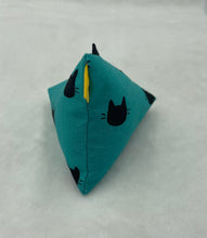 Load image into Gallery viewer, Teal Cat Boho Cat Toy Chicken (with catnip)