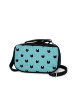 Load image into Gallery viewer, Teal Cat Boho Bitty Bag