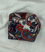 Load image into Gallery viewer, Blue Paisley Boho Soft Bowl