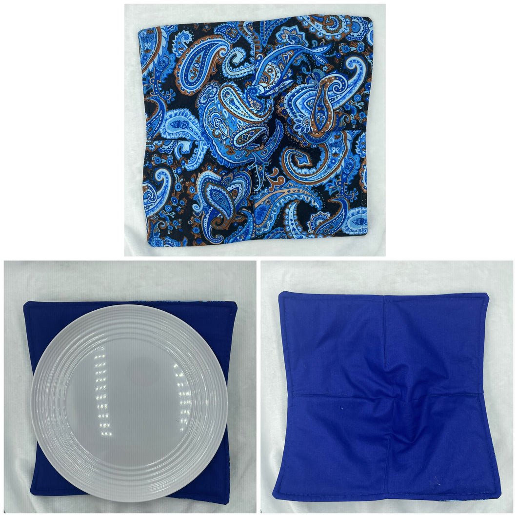 Blue Paisley Bowl Cozie