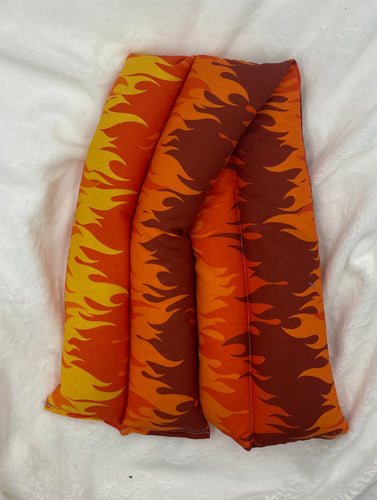 Flames Large Boho Rice Bag