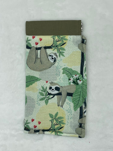 Lazy Sloth Boho Eyeglass Case