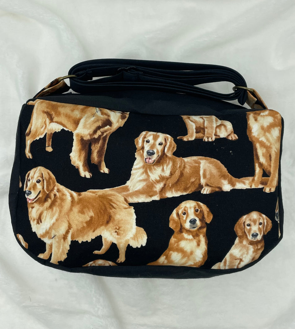 Golden Retriever Boho Bitty Bag