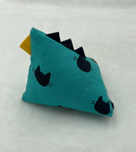 Load image into Gallery viewer, Teal Cat Boho Cat Toy Chicken (with catnip)